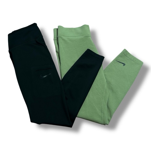 Bundle of 2 NIKE Dri-Fit Women’s Yoga Running Leggings sz S - Picture 1 of 8